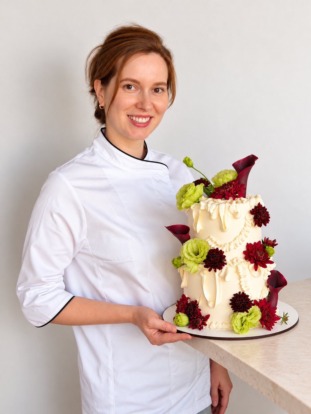 Alena Kravchenko, the cake maker behind Crave Cakes Studio